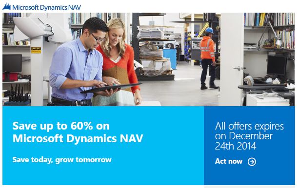 Promociones Microsoft Dynamics NAV "Give Me 5"